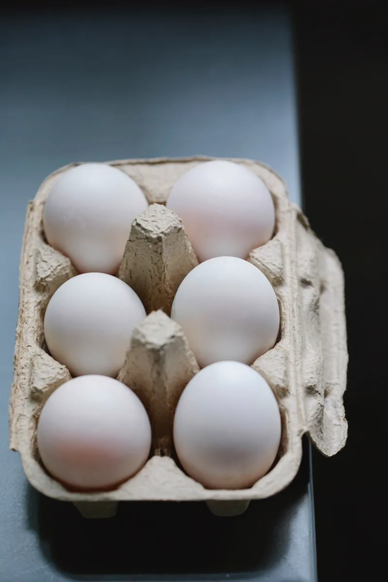 White eggs